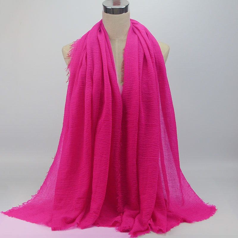 Fashion Vacuum Women's Scarf Cotton Linen Headscarf