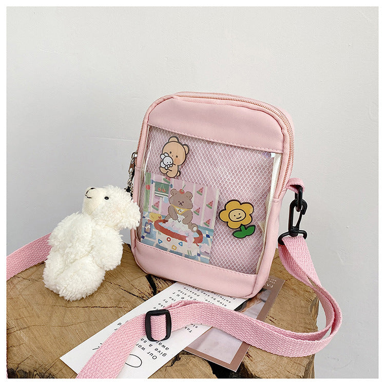 Candy Color Small Square Bag Cute One-shoulder Diagonal Women