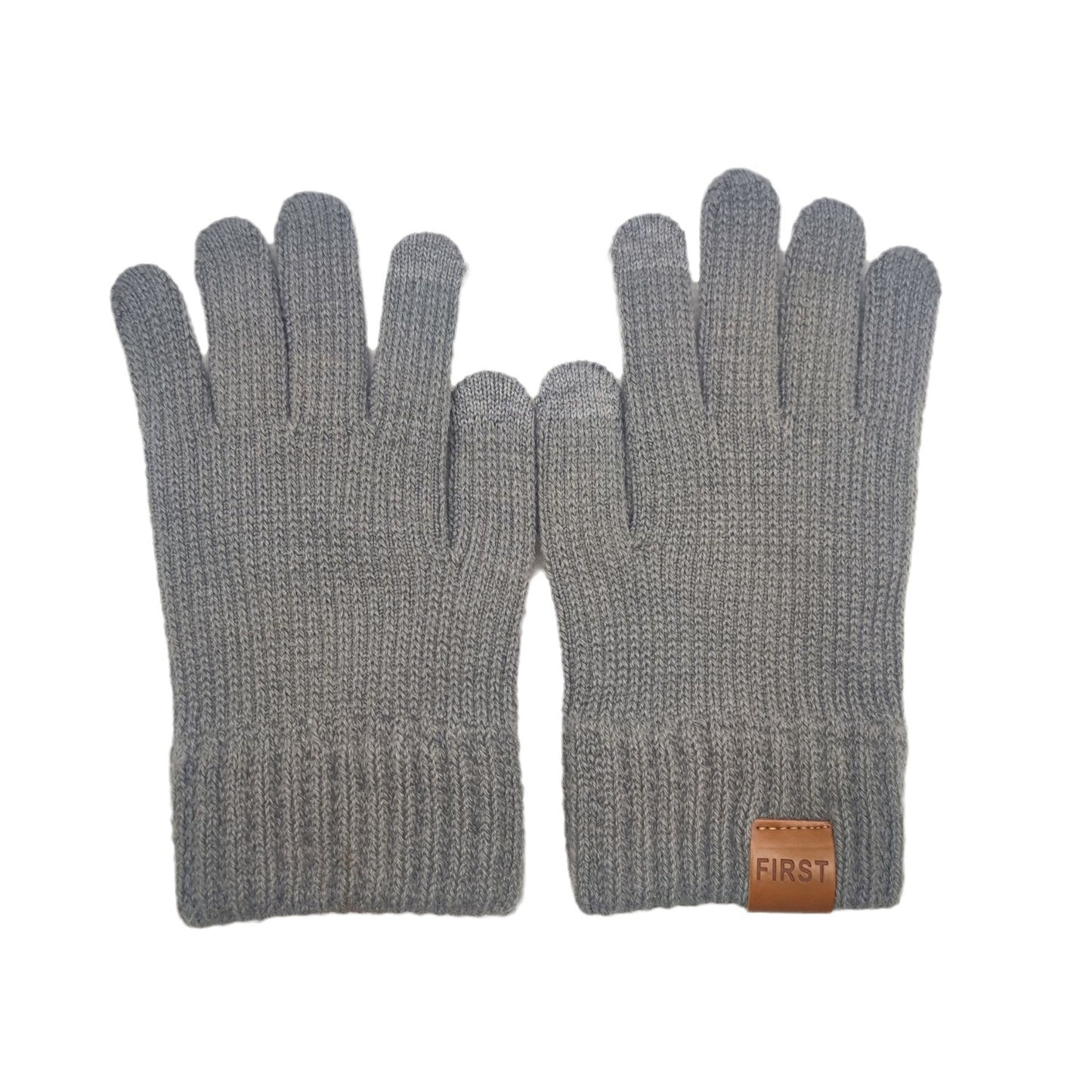 Men's And Women's Knitted Hat Scarf Gloves 9-color