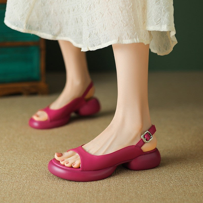 Fashion Fish Mouth Flat Sandals Women Europe and America