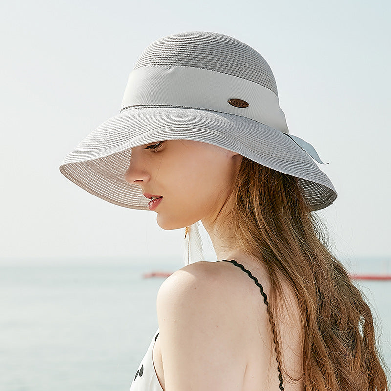 Women's Foldable Bucket Hat With Bow