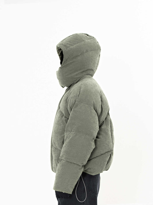 Helmet Armor Split Down Jacket