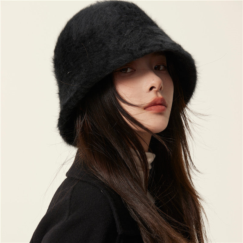 Women's Plush Knitting Fisherman's Hat