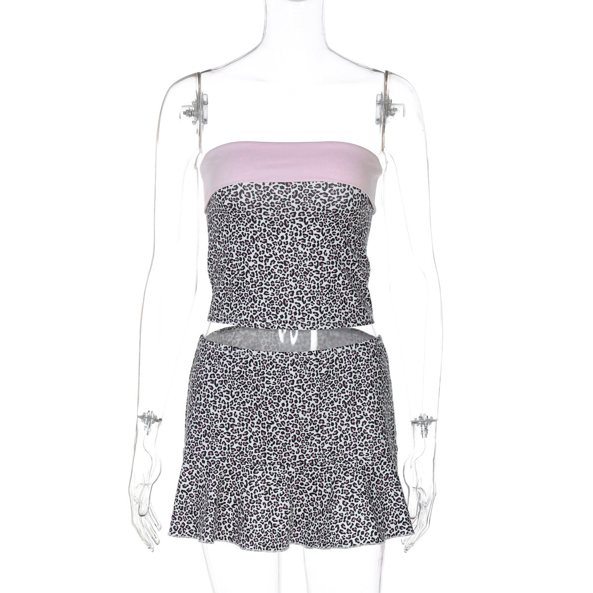 Lapel Bustier Bodycon Versatile Short Skirt Set For Women