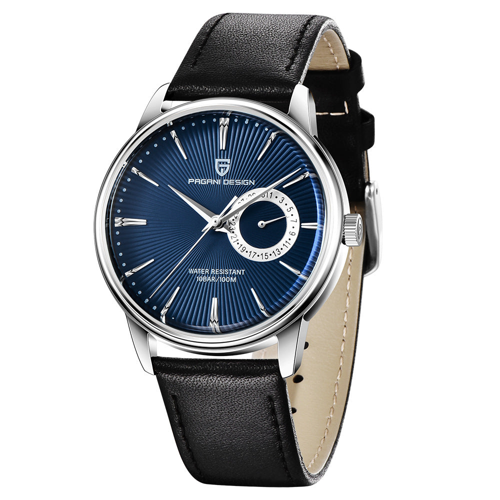Quartz Watch Men's Watch Waterproof Fashion Leather