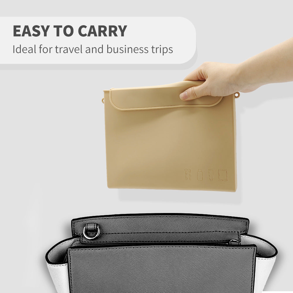 Women's Fashion Casual Silicone Large Capacity Portable Cosmetic Organizer