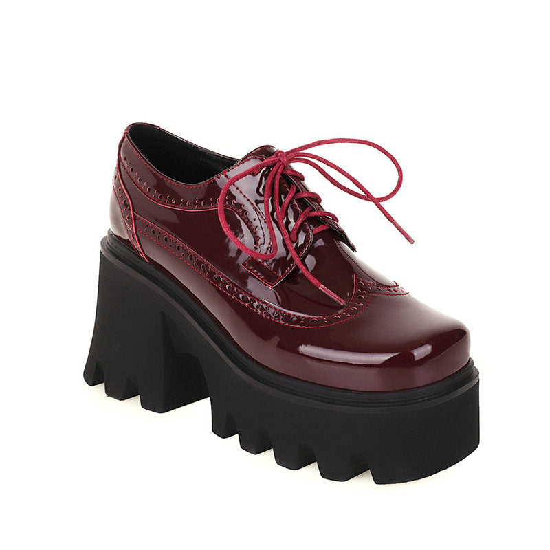 Women's Platform Shoes Platform Shoes Squared Head Chunky Heel