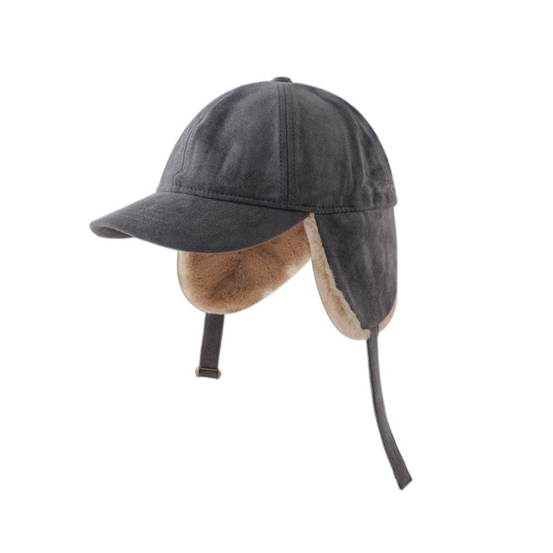 Fleece-lined Baseball Cap Warm Cycling Cap Lei Feng Capfly