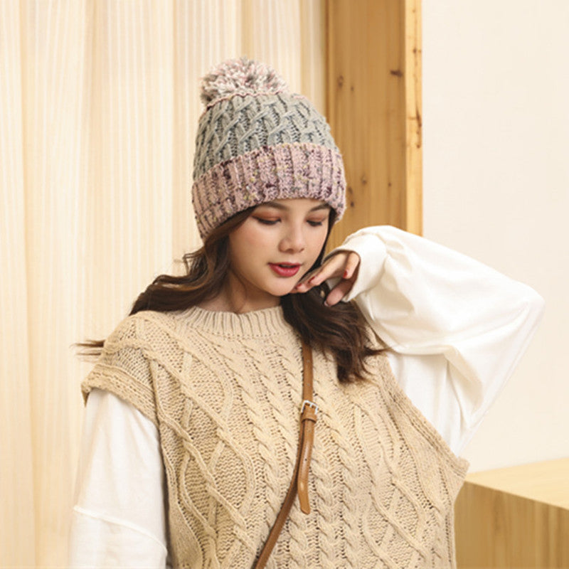 Men And Women's Fashion Retro Versatile Warm Knitted Wool Hat