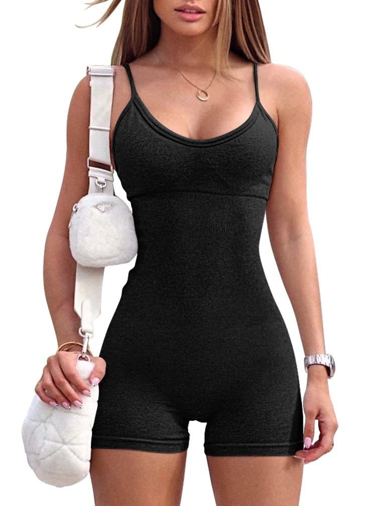 Summer Suspender Tight One-piece Shorts