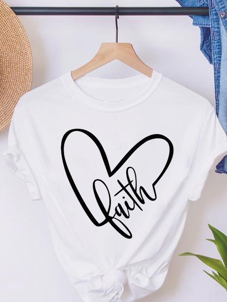 Sunflower Pattern Printed Holiday T-shirt