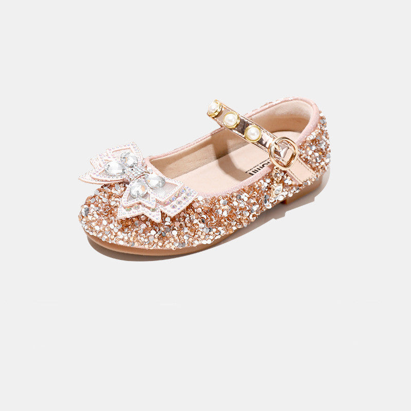 Girls Soft Sole Princess Leather Shoes