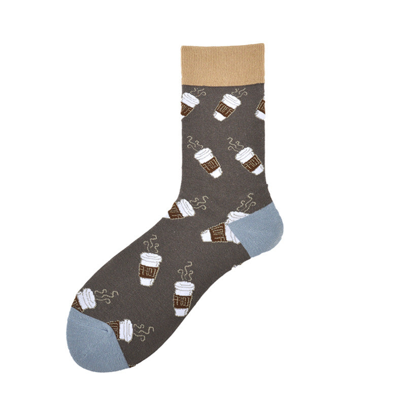 Creative Couple Cotton Mid-high Socks