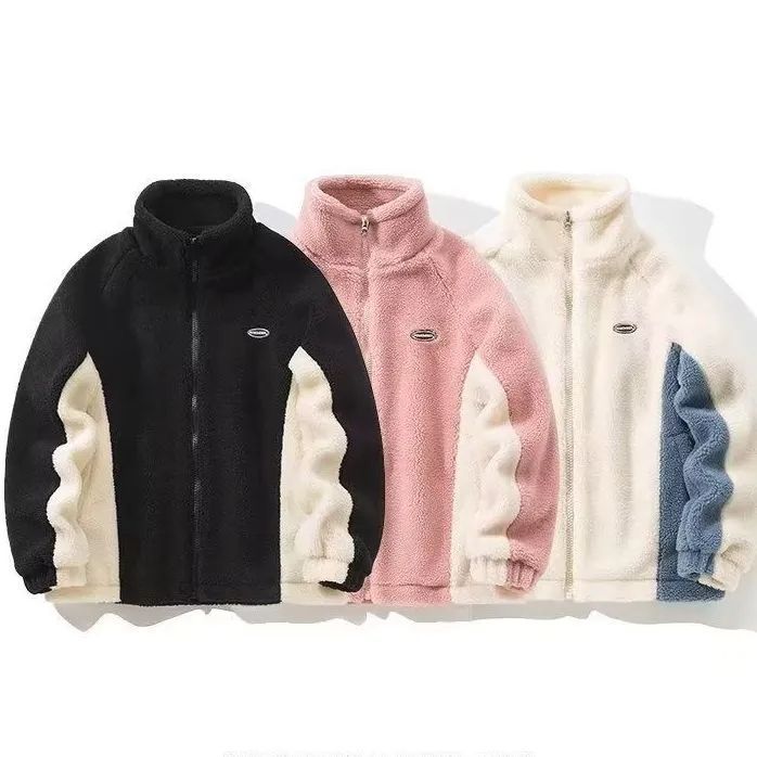 Loose Thickened Cotton Padded Coat Stand Collar Simple Fashionable Cotton Coat