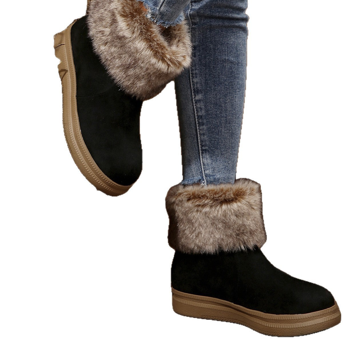 Women's Fleece-lined Cotton Snow Boots