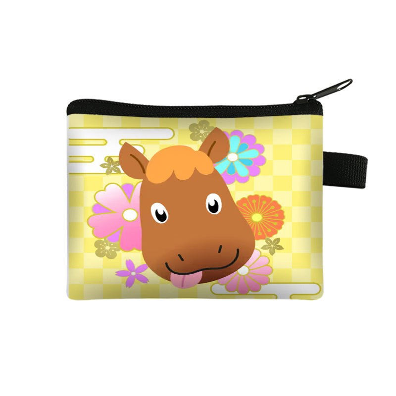 New Years Lucky Wallet Portable High Capacity Cardholder And Coin Organizer