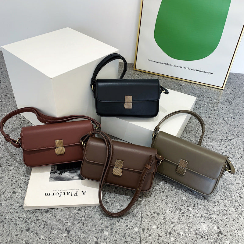 Single Shoulder Women's New Texture And Fashion Niche Crossbody Bag