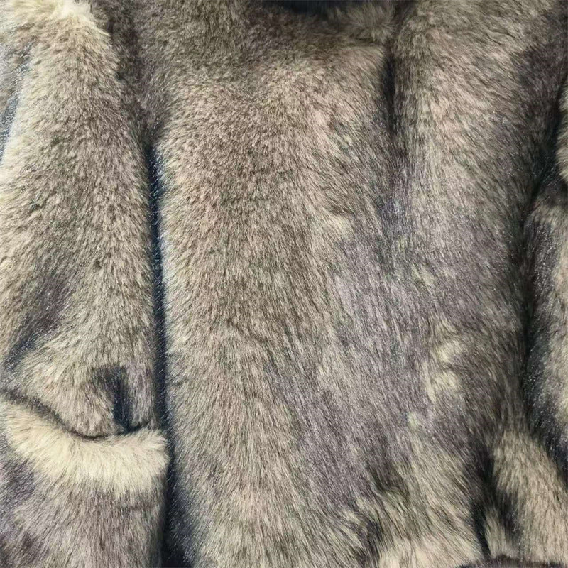 Women's Artificial Fur Fashion Personality Coat
