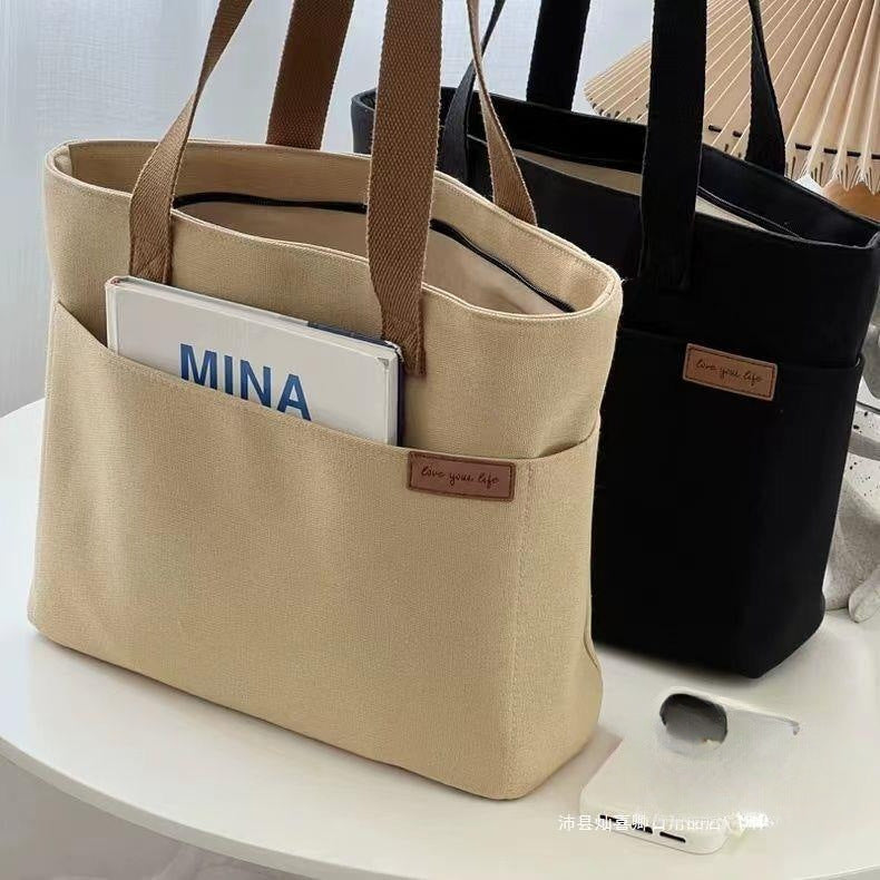 Shoulder Bag Large Capacity Book Holding Student Class Commuting