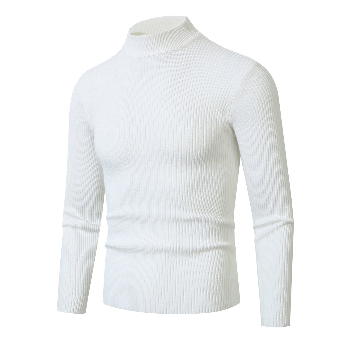 Fashion Personality Male Striped Base Knitted Sweater
