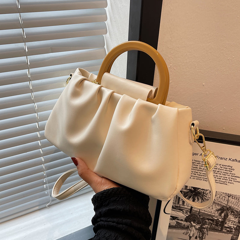 Foldede skuldertasker til kvinder - ny, trendy og alsidig Niche Fashion