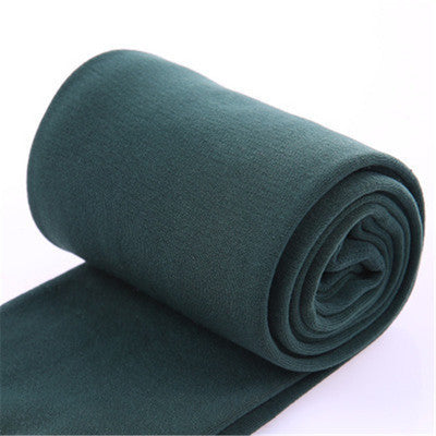 Leggings Women's Pantyhose Plus Velvet Outer Wear Fleece Trousers Step On One Foot Pants