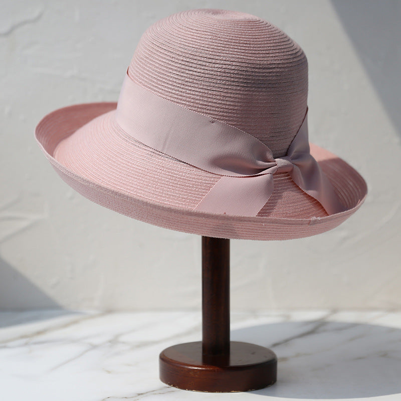 Women's Foldable Bucket Hat With Bow