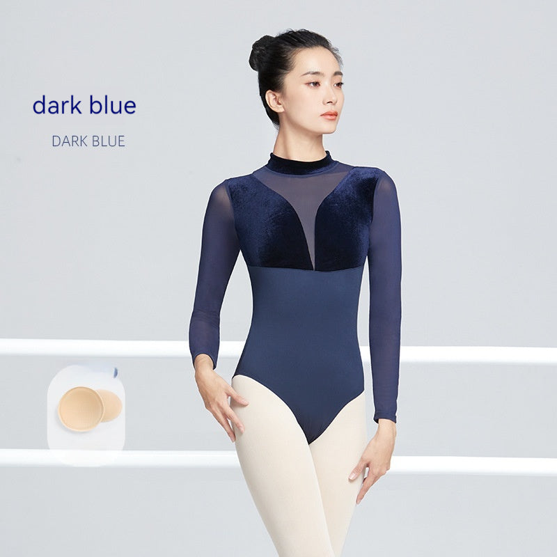 Women's Autumn And Winter Long-sleeved New Velvet Collar Jumpsuit