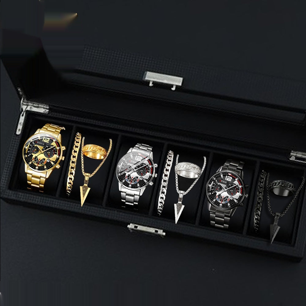 Men's Watches  Fashionable Multi-color Assortment Of Quartz Men's Watches 12-set