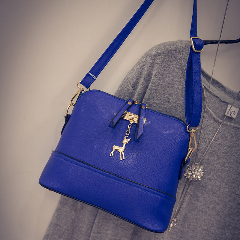 Dametaske med enkelt tandstikker-mønster, fashion crossbody skuldertaske