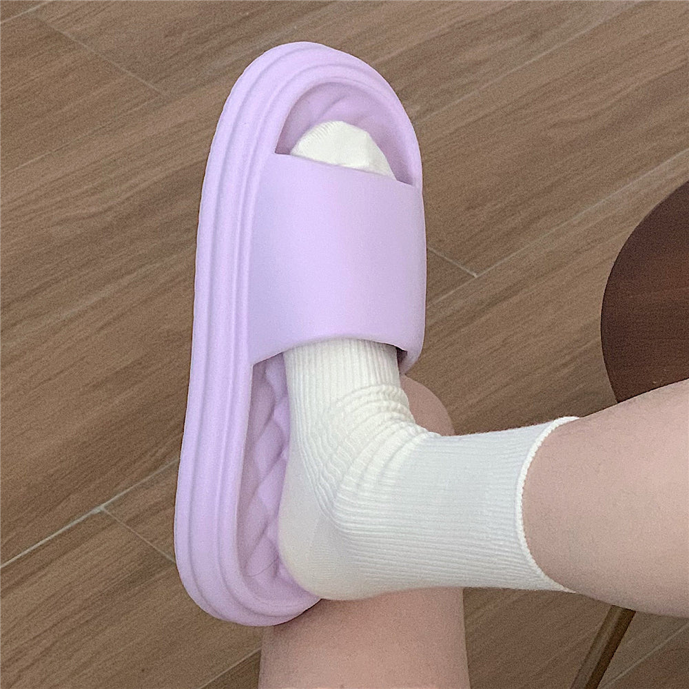 Non-slip And Odor-resistant Thick-soled Household Indoor Bathroom Couple Slippers