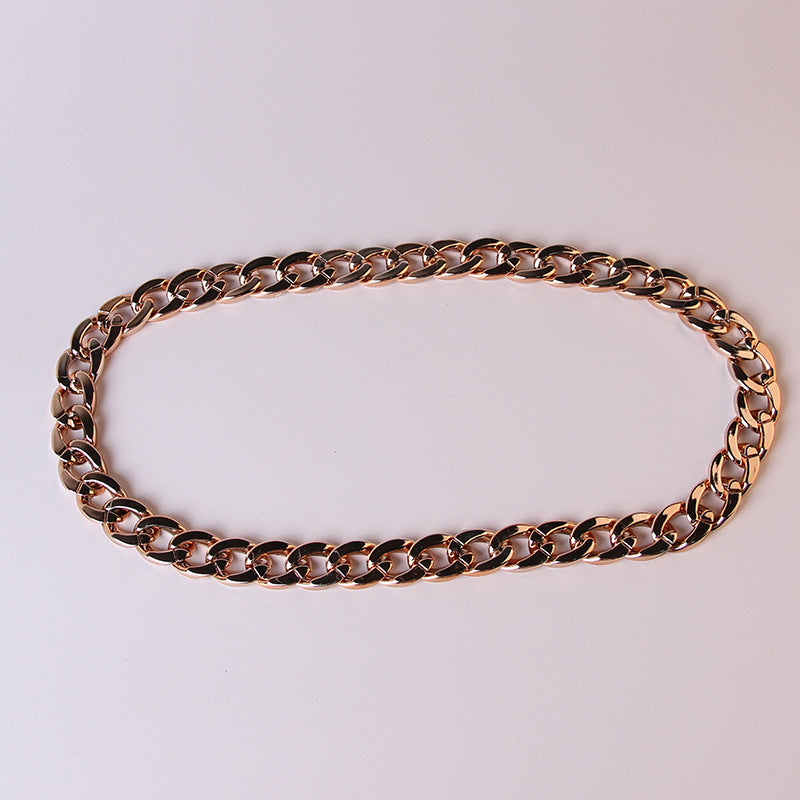 Fashion Personality Top Hat Button Belt Accessories