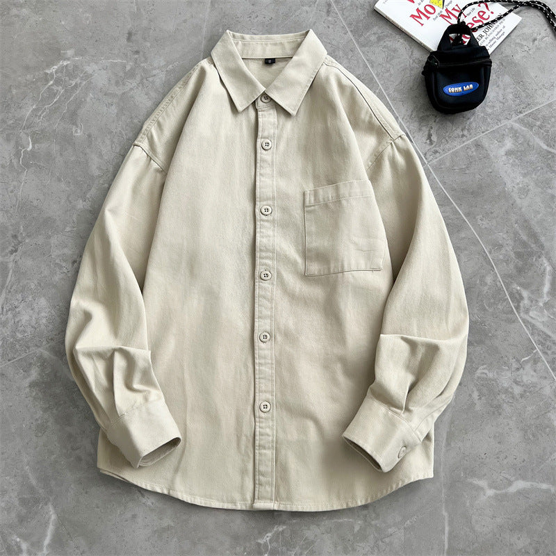 Casual Layered Base-Layer Cotton Shirt