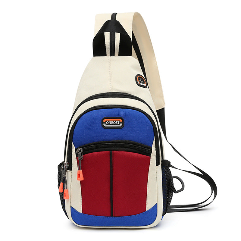 Multi-functional Oxford Cloth Student Chest Bag