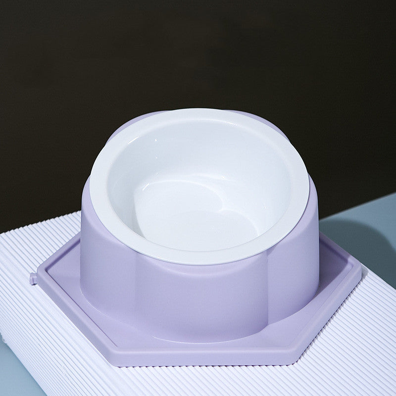 Spliceable Cat Prevent Overturning Of Pet Food Bowl