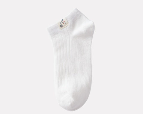 White Bear Cloth Label Small Invisible Women's Socks