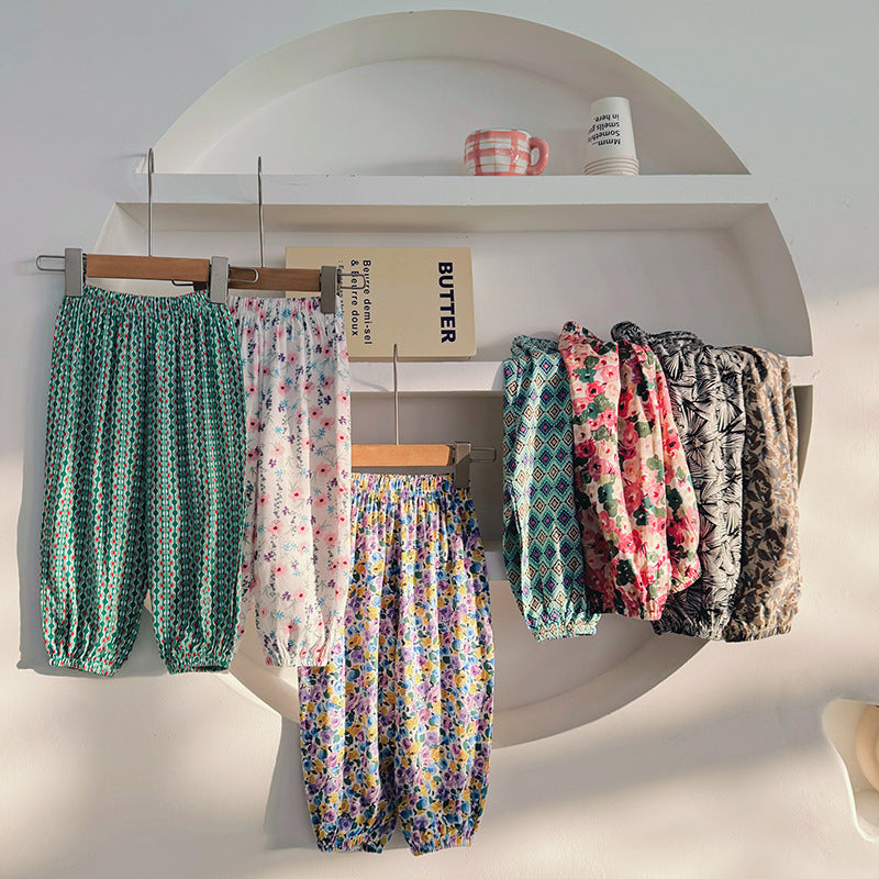 Children's Anti-mosquito Pants Thin Bloomers Soft Children