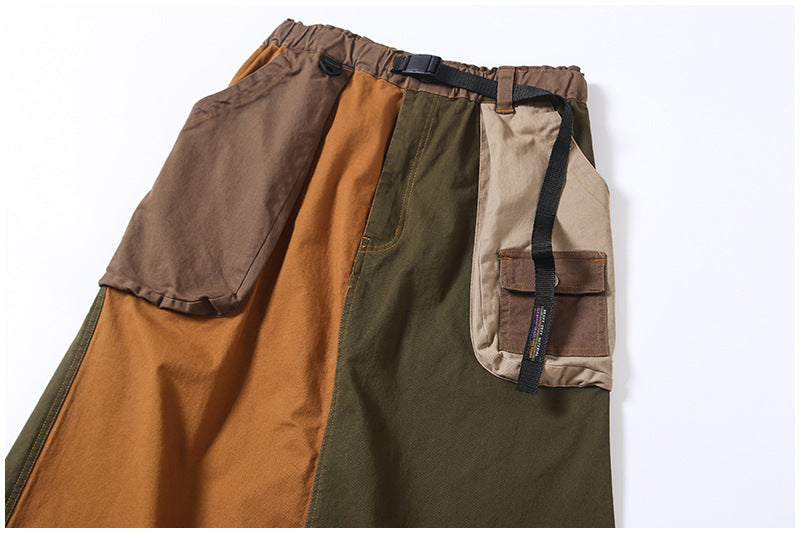 Women's Fashion Loose Retro Elastic Waist Skirt