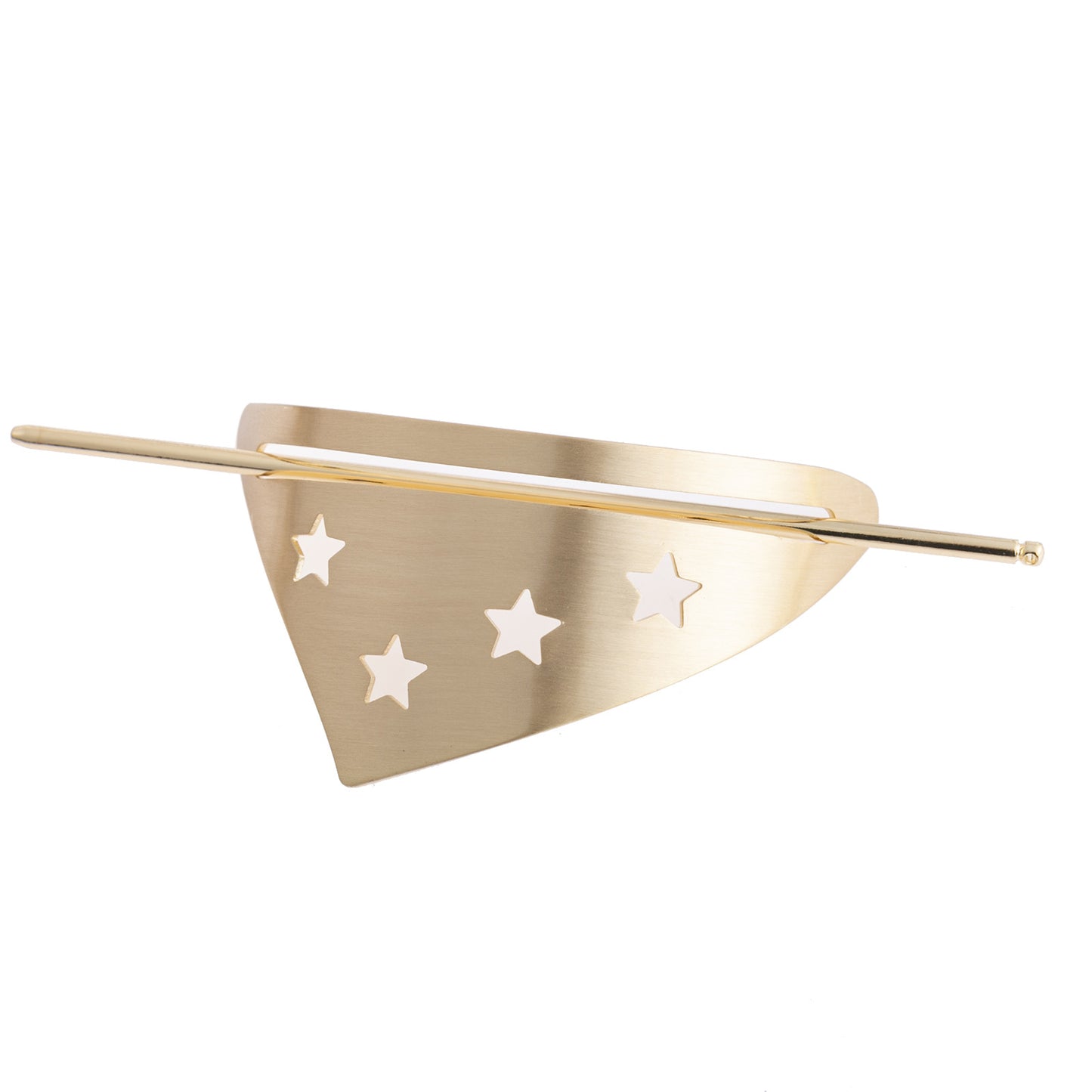 Irregular Geometric Triangle Middle Hollow Line Brushed Hairpin Unique Creative Simple Hair Clips Hair Accessories