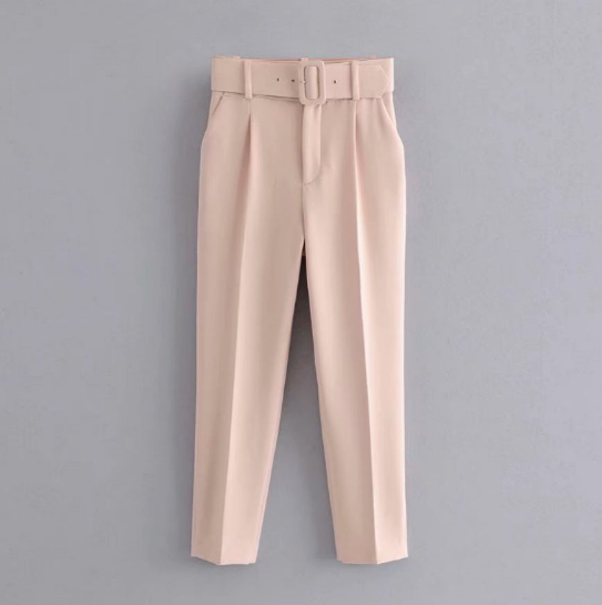 Women's Elegant Graceful Slim-fitting Ankle-tied Casual Pants