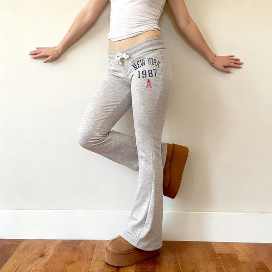 Low Waist Lace-up Lettered Casual Slimming Sheath Hot Girl Fashion Track Pants