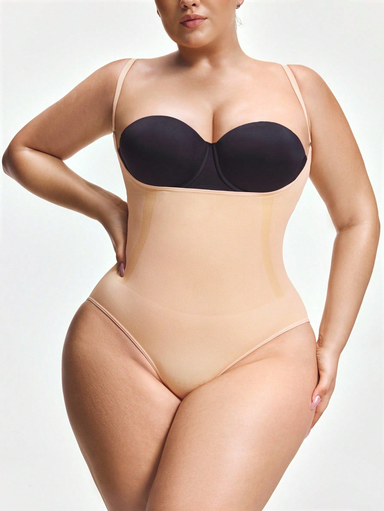 Women's Firm Control Open Bust Bodysuit - Waist Trainer & Butt Lifter Shapewear