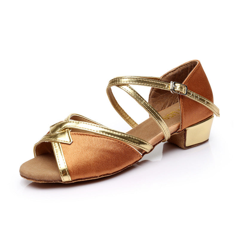 Children's National Standard Dance Low Heel Soft Sole Dancing Shoes