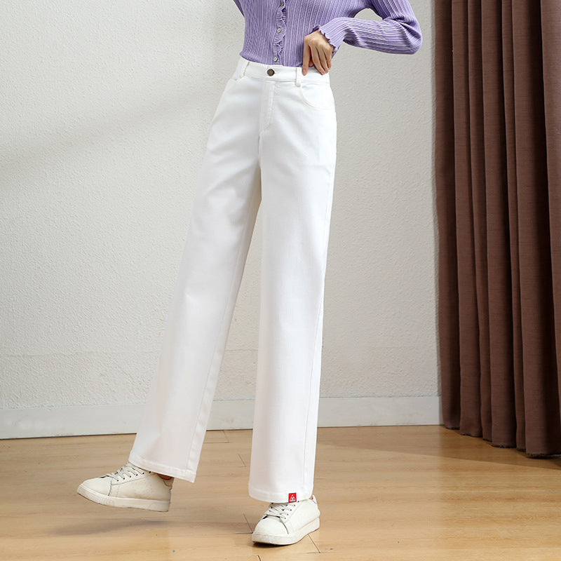 Women's Pants Korean-style High Waist Slimming Cropped Pants