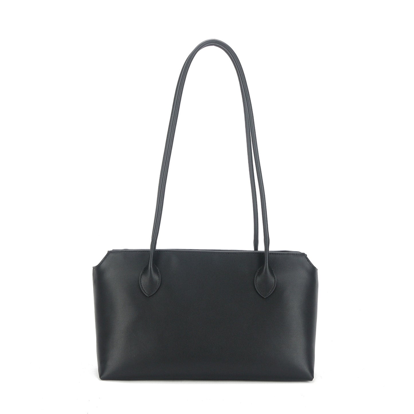 Leather Tote Large Capacity Underarm Bag Cowhide Handbag Women