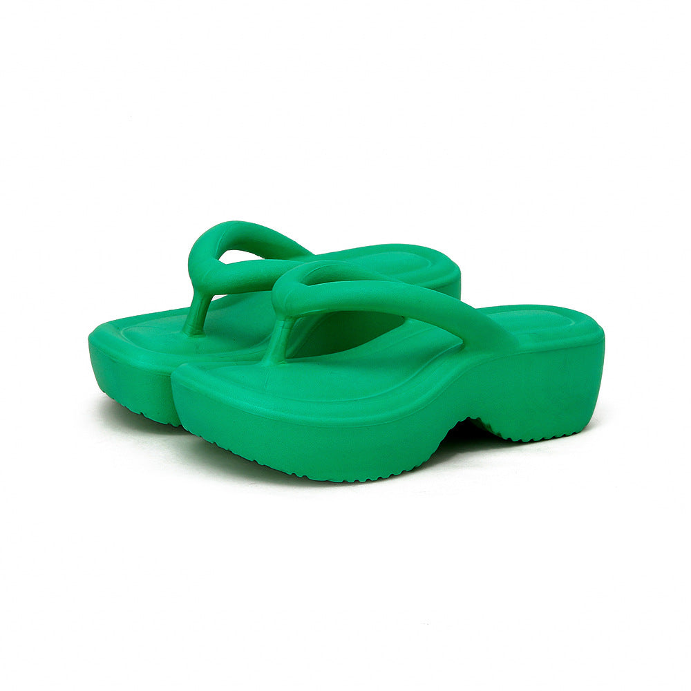 Oversized Women's Thick Bottomed Ins Tide EVA Outdoor Beach Sandals