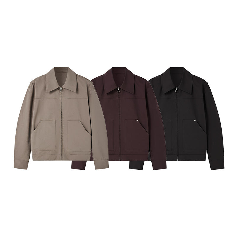 Elastic Rivet Tooling Short Jacket Autumn And Winter New Product
