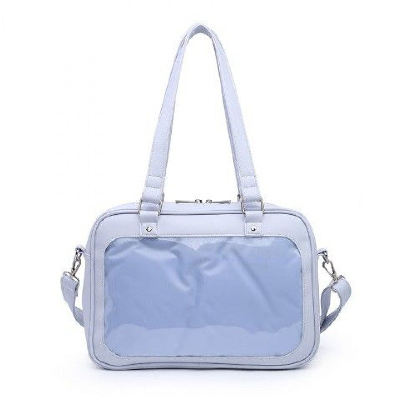 Transparent Badge Cartoon Backpack