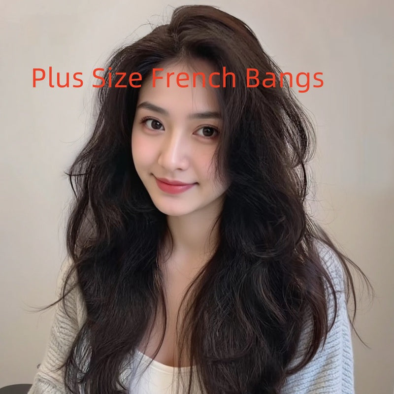 Long Curly Full Human Hair Full-head Wig
