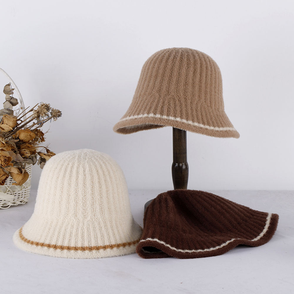 Warm Thickened Assorted Colors Woolen Knitted Hat